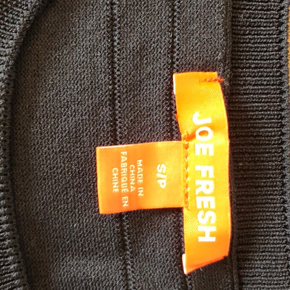 NWOT black knit dress - Picture 4 of 6